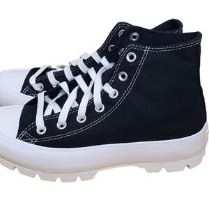 Converse Black and White High-Top Sneakers